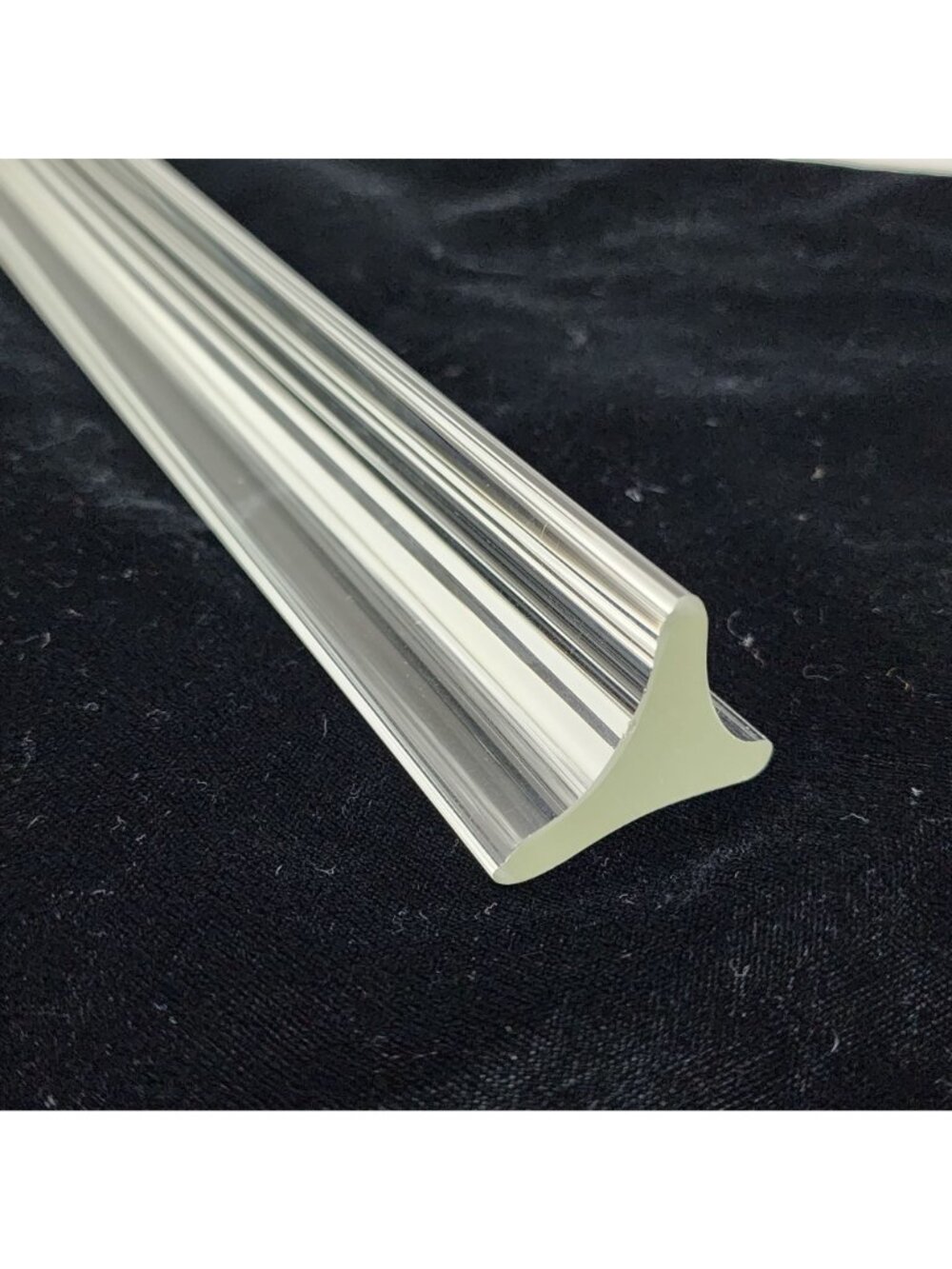Murano Glass Tri Lobe Rod Spare Part for Venini Chandeliers, 11" Long - Picture 3 of 9